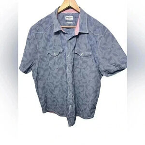TOMMY BAHAMA JEANS ISLAND MODERN FIT SHORT SLEEVE BUTTON UP MEN'S SHIRT, XXL